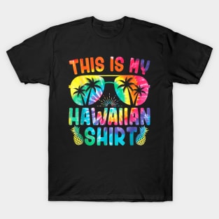 This Is My Hawaiian Tropical Luau Costume Party Wear T-Shirt